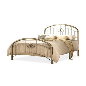 Estructura de Cama de Latón Metálico Resistente con Estructura Estable para una Experiencia de Sueño Confortable - Product Image 2