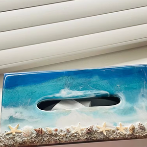 Caja de pañuelos de resina más vendida, servilletero de alta calidad, vajilla al por mayor, soporte de pañuelos de resina, India - Product Image 1