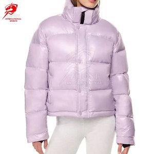 Versatile All Season Women Puffer Jackets For Outdoor Fitness <b>Practice</b> Breathable Material Modern <b>Padded</b> Top - Product Image 5