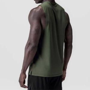 Camiseta sin mangas informal moderna para hombre, de algodón, holgada, transpirable, para uso diario, verano, gimnasio, entrenamiento, ropa de calle - Product Image 5