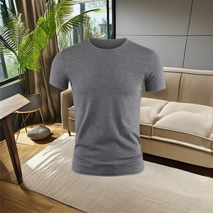 100% coton décontracté à manches courtes surdimensionné grande taille T-shirt Logo imprimé personnalisé motif solide prix de gros du Bangladesh - Product Image 6