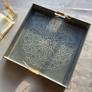 Plateau en bois imprimé par transfert thermique, qualité photo, pour boutiques de souvenirs, vente en gros, plateau de service - Product Image 1