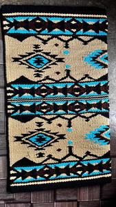 Tapis de selle équestre Western Glitter antidérapant en laine pour cheval - Product Image 4