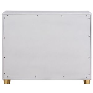 Mobiletto Consolle Anson in Finitura Argento Metallizzato e Champagne Categoria Prodotto: Comò - Product Image 4