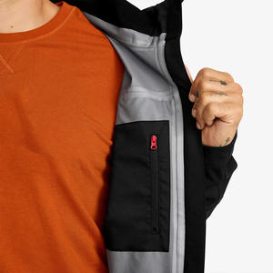 Chaqueta Cortavientos Impermeable para Mujer, Diseño de Cierre Sin Costuras, Clima Tropical, Ligera, con Capucha - Product Image 2