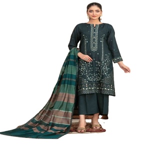 Mujer Ready-Made 3 piezas Salwar Kameez Viscose Tawakkal Vol NURTEN Hermosos diseños para la fiesta diaria viste indio pakistaní - Product Image 1