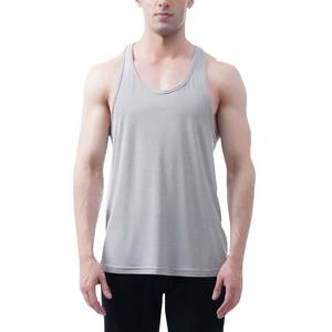 เสื้อกล้ามออกกำลังกาย เสื้อซับใน เสื้อกล้ามทรงสตริงเกอร์ เสื้อกล้ามผ้าฝ้าย 100% เสื้อผ้าออกกำลังกาย เสื้อผ้าผู้ชาย เสื้อกล้ามไซส์ใหญ่ - Product Image 1