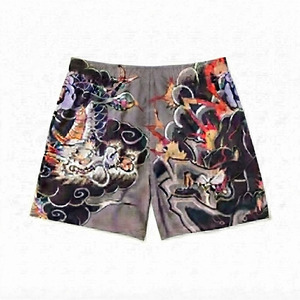 Custom Sublimation Dragon Print <b>Men</b> Board Shorts Quick Dry Beach Swim <b>Trunks</b> OEM Wholesale Summer Casual Shorts - Product Image 2