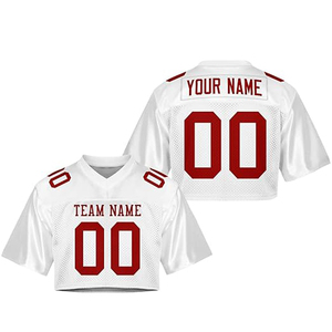 เสื้อครอปซับลิเมชั่นผ้าเจอร์ซีย์ตาข่าย คอวี วินเทจ ไซส์พลัสสำหรับผู้หญิง จาก SILKZON INDUSTRY เนื้อผ้าโพลีเอสเตอร์ 100% น้ำหนักเบา ระบายอากาศได้ดี - Product Image 1