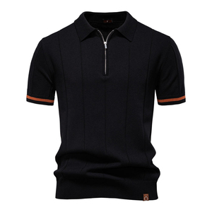 Camisas Polo de Verano Personalizadas al por Mayor para Hombre, Colección Casual de Negocios, Cuello Solapa, Tejido Sólido Antipilling, Novedad Transfronteriza - Product Image 2