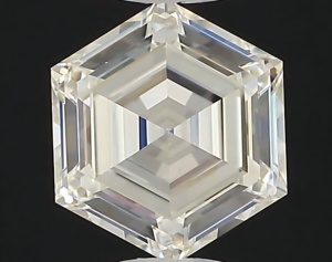 Diamant de laboratoire synthétique hexagonal 6.90-7.70mm 1.10-1.70ct F VVS RCK Global Stellar, CVD, de forme géométrique surdimensionnée, pour bagues de luxe - Product Image 1