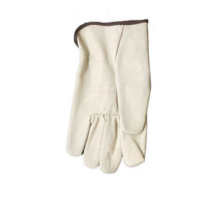 Guantes de Seguridad de Cuero Resistentes para Trabajo Pesado con Superficie de Agarre Fuerte y Construcción Duradera para Trabajos de Fábrica - Product Image 4