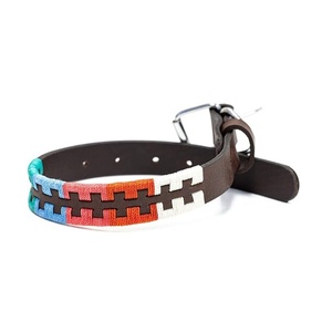 Collar y Correa para Perro de Lujo, Personalizado con Encaje Impreso, para Razas Pequeñas y Grandes, de Cuero Suave con Hebilla Metálica - Product Image 5