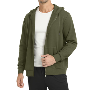 Sweat-shirts à capuche de qualité supérieure pour hommes, coupe classique, en molleton de coton, décontractés, avec poches avant, prix abordable. - Product Image 1