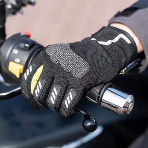 ถุงมือแข่งรถวิบาก - ถุงมือหนังแบบเต็มนิ้วสำหรับกีฬากลางแจ้ง กันลื่น ขายดีที่สุด - Product Image 5