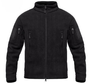 Vestes zippées en micro polaire personnalisées en gros pour hommes – Uniformes d'entreprise à fermeture éclair intégrale pour le personnel extérieur en hiver - Product Image 2