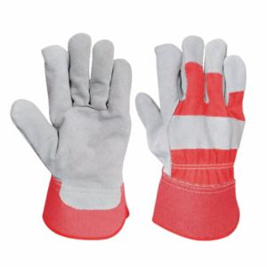 Guantes de Seguridad Industriales de Alta Resistencia, Diseño Nuevo, Cuero Vacuno, Forro de Algodón, Protección para Manos y Cuerpo, Puño Reforzado con Goma, Certificación CE - Product Image 2