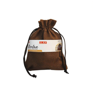 Set di 3 Sacchetti Regalo in Iuta 10x15 Cm Colore Caffè - Product Image 2