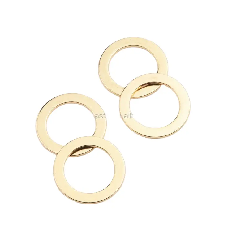 Hochwertiger modischer Metall-Gold-Kreis-BH-Schnallen ring für Bade bekleidung und Kleidungs stücke