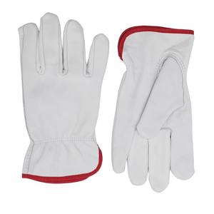 Gants de travail de sécurité en cuir de chèvre à double paume pour femmes et hommes, fabriqués au Pakistan - Product Image 1