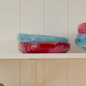 Ciotola da portata in resina di alta qualità per l'organizzazione domestica di soggiorno-diversi stili di qualità insalatiera per uso domestico cibo che serve - Product Image 5