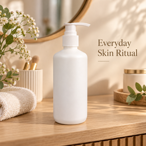 Flacon pompe pour lotion en HDPE de 300 ml pour soins de la peau |   Emballage cosmétique pour lotion, shampoing, gel douche, produits de soin personnel et de beauté - Product Image 3