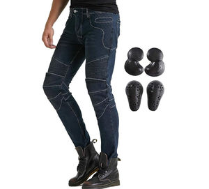 Jeans Azules de Cintura Baja para Hombre, Corte Moderno, Pierna Ajustada, Pantalón de Mezclilla Informal - Product Image 3