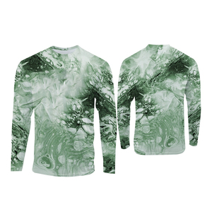 Camisetas de Pesca Personalizadas con Sublimación para Hombre, con Capucha, Protección Solar UPF 50, Manga Larga, para Senderismo, Correr, Natación, Protección UV - Product Image 3