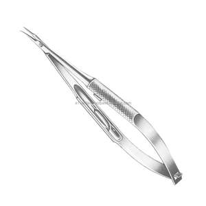 Top-Notch Quality (Curved) Stainless Steel 12 cm Suture Micro-Needle Holders A-1 VERITAS Sialkot | Reusable Surgical Instrument - Product Image 2