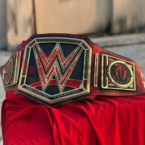 เข็มขัดแชมป์มวยปล้ำแบบไม่มีข้อสงสัย รุ่น Roman Reigns 1,316 วัน ซีรีส์ลายเซ็น  ขนาดผู้ใหญ่  วัสดุสังกะสี 4 มม.  แบบสั่งทำพิเศษ - Product Image 2