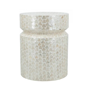 Mesa auxiliar ecológica con incrustaciones de concha, muebles de nácar natural, mesa auxiliar al por mayor de Vietnam para estilos de vida ecológicos - Product Image 1