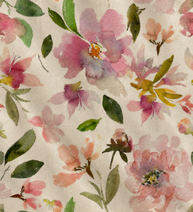 Crimson Vines Cotton Chanderi <b>Fabric</b> Charcoal Slub Urban Foliage Printed Earthy Meadow Digital Print Organic Eco-Friendly <b>Medium</b> - Product Image 4