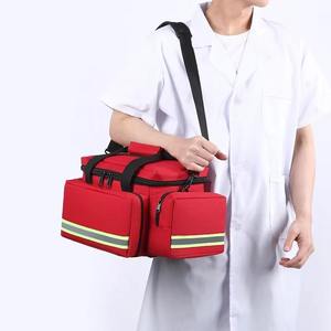 Sac de traumatologie professionnel grande capacité, trousse de premiers secours, étui de réponse médicale d'urgence avec bandes de sécurité réfléchissantes - Product Image 3