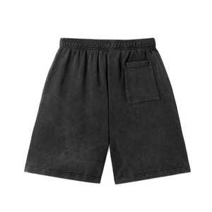 Pantalones Cortos Deportivos IOTA para Hombre, Logotipo Personalizado al por Mayor, Felpa Francesa de 250 g/m², Pantalones Cortos Negros con Logotipo Personalizado, Pantalones Cortos Deportivos Unisex - Product Image 3