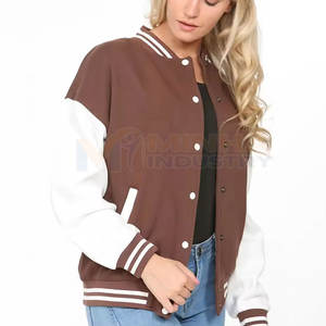 Veste Letterman pour femmes de haute qualité, nouveau look 2026, coutures durables, fabriquée au Pakistan - Product Image 4