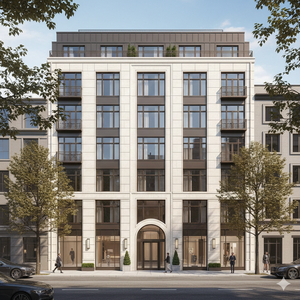 JY Project Custom European Glossy Modular Kitchen Cabinet <b>Set</b> MDF Carcase Marble Countertop Hinge Apartment Best Price Melamine - Product Image 1