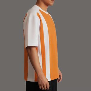 Best Quality Customized Color Men Drop Shoulder O-Neck Short Sleeve T-Shirt 100% Cotton Breathable Available All Sizes - Product Image 6