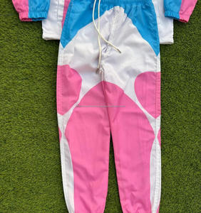 Chándal de nailon de alta calidad para hombre, conjunto de ropa de abrigo con logotipo personalizado, cortavientos de invierno, Color de contraste, Unisex para las estaciones de verano e invierno - Product Image 2