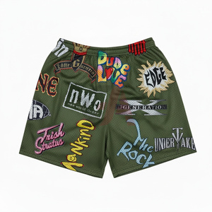 Shorts de plage pour hommes grande taille, sublimation intégrale, polyester léger, séchage rapide, collection 2026 - Product Image 1