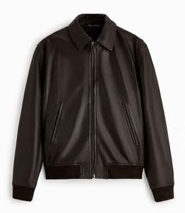 Chaquetas de cuero para hombre estilo High Street de última moda, con logo frontal, bajo MOQ, precio mayorista, para venta en línea. - Product Image 6