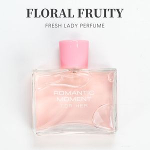Eau de Parfum para Mujer de 3.4 fl oz - ROMANTIC MOMENT - Aroma Floral Amaderado con Rosa, Manzanilla y Limón - Perfume de Intensidad Media - Product Image 1