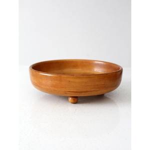 Bol rond en bois élégant pour la table à manger, service de salade, centre de table décoratif, décoration rustique pour la maison - Product Image 6
