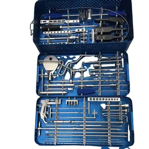 مجموعة أدوات جراحية مستخلصات لولبية مكسورة مجموعة أدوات تنتمي إلى أدوات تقويم العظام وعظام العظام