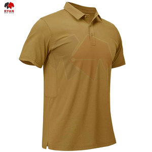 Chemises polo personnalisées Ryan Pro Gear pour hommes, style pull, avec logo personnalisé sur le panneau. - Product Image 1