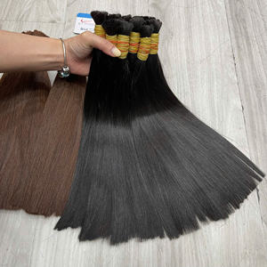 Extensiones de cabello humano virgen ruso a granel de alta calidad en muchos colores, lisas. - Product Image 3