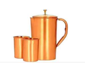 Premium Copper Water Jug for Hotels & Restaurants Best Seller At Cheap Price - Product Image 3