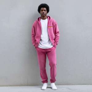 Winter Street Style Mid Waist Heavy Fleece Light Grey <b>Tie</b> Dye Tracksuit for Men Zip Up Hoodie and Sweatpants Set Streetwear - Product Image 5