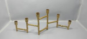 Candelabro Metálico Plegable Exclusivo Más Vendido, Bellamente Hecho a Mano con un Toque Vintage, Perfecto para Decoración del Hogar y Navidad - Product Image 3