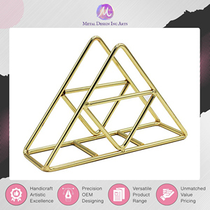 Eye Catching Wire Design Highest Selling Napkin <b>Tissue</b> Paper <b>Holder</b> for <b>Kitchen</b>, Table & Home Decor Usage from Indian Seller - Product Image 3