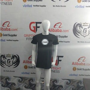 เสื้อยืดผ้าฝ้ายผสมใยไผ่แบบกำหนดเอง 180GSM เนื้อผ้านุ่มพิเศษ ซึมซับเหงื่อ ป้องกันแบคทีเรีย เสื้อยืดเปล่าเรียบๆ ขายส่ง - Product Image 1